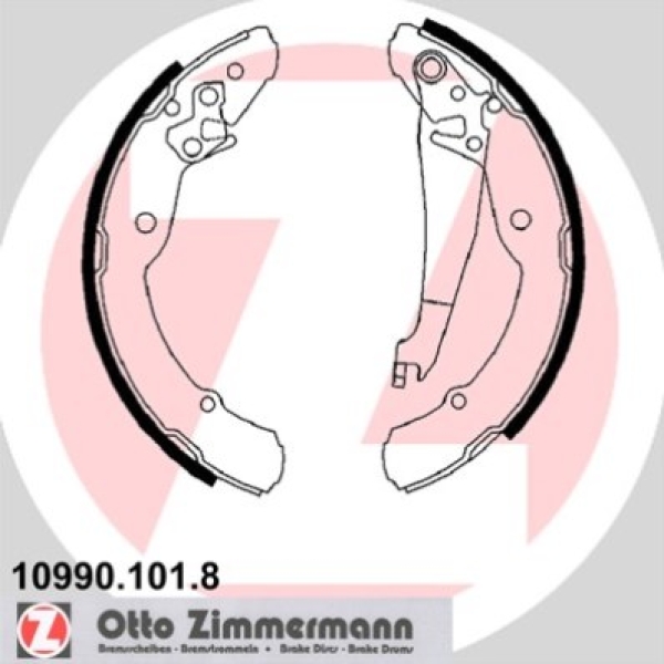 Sada brzdových čelistí Zimmermann 10990.101.8